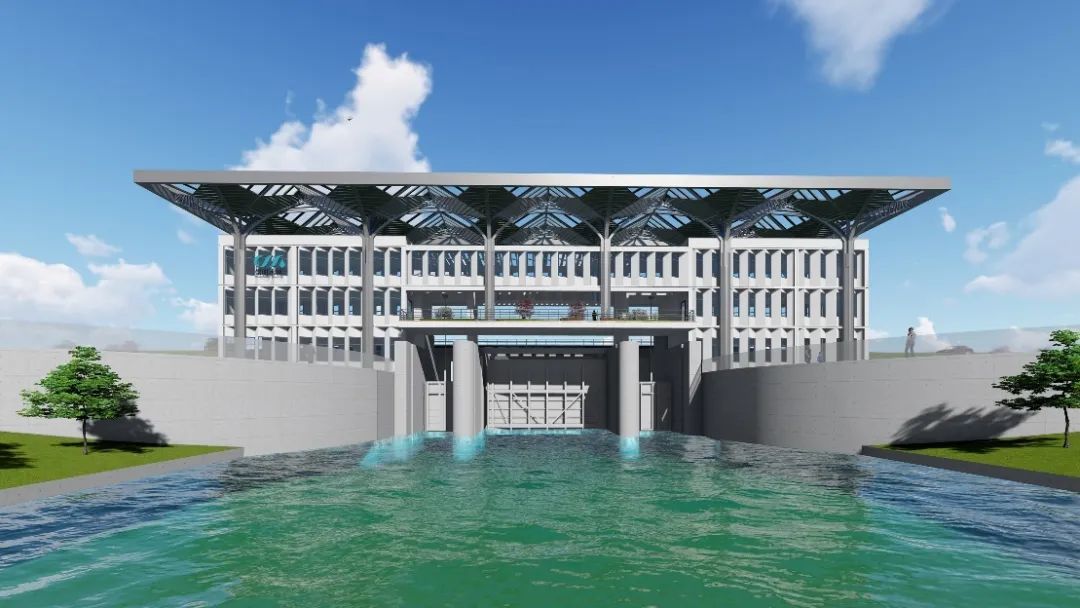 现场直击崇明岛堡镇港北等四座水闸外移工程开工安全检查暨党建联建